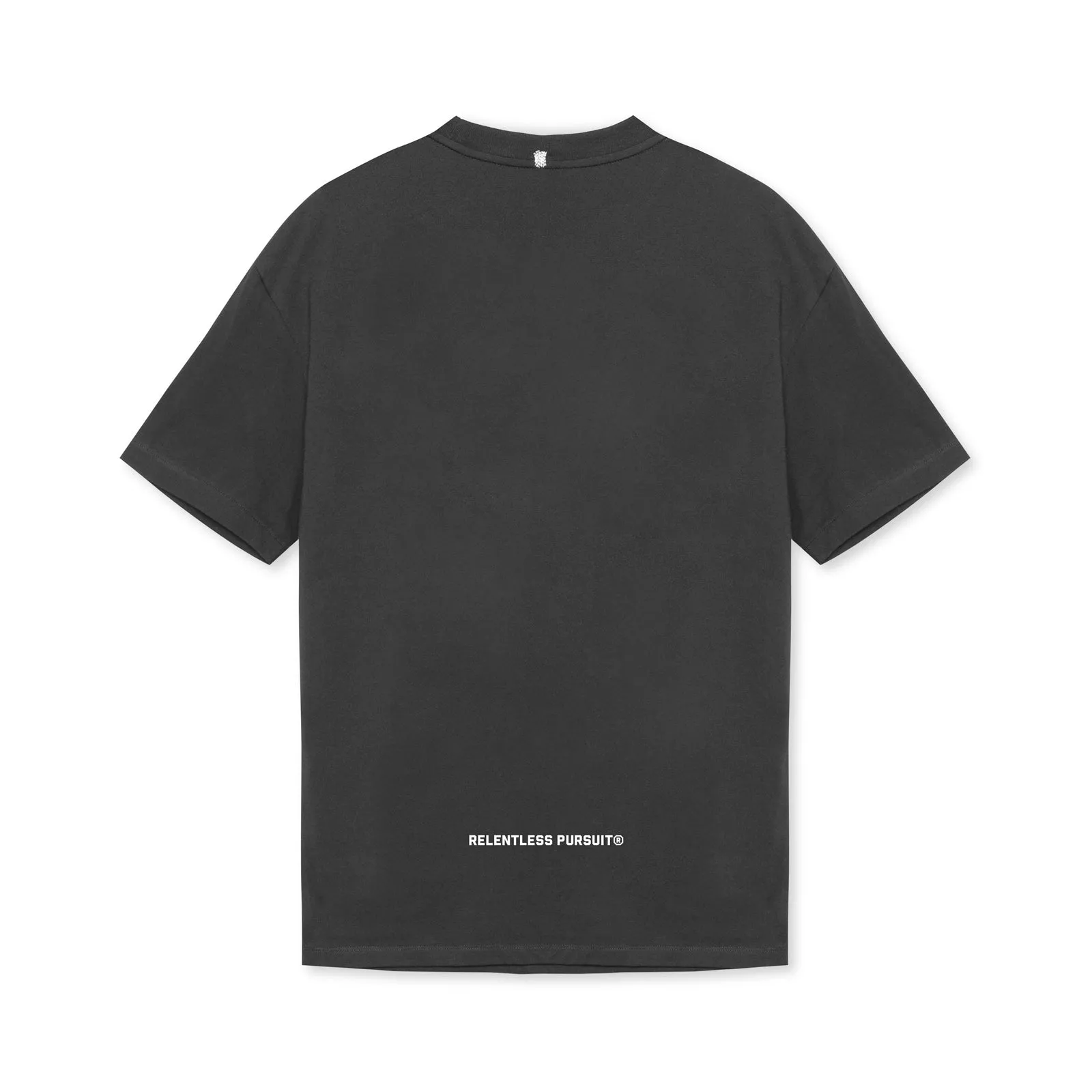 0669. Technical Essentials Relaxed Tee - Space Grey "Box Logo"