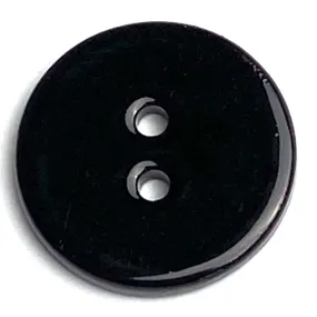 11/16" Black River Shell 2-hole Button,  # 1815