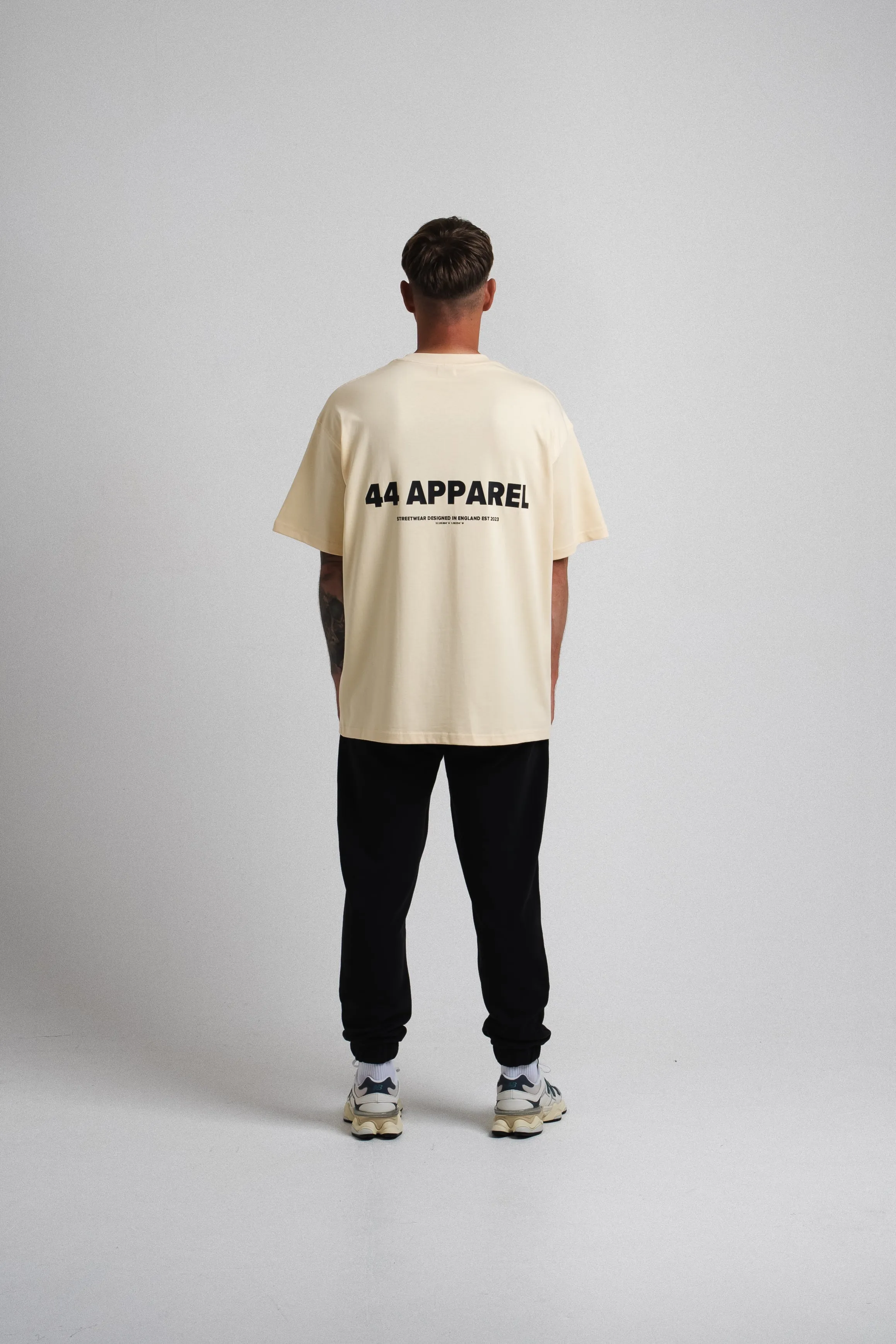 44 APPAREL OVERSIZED T-SHIRT - VANILLA