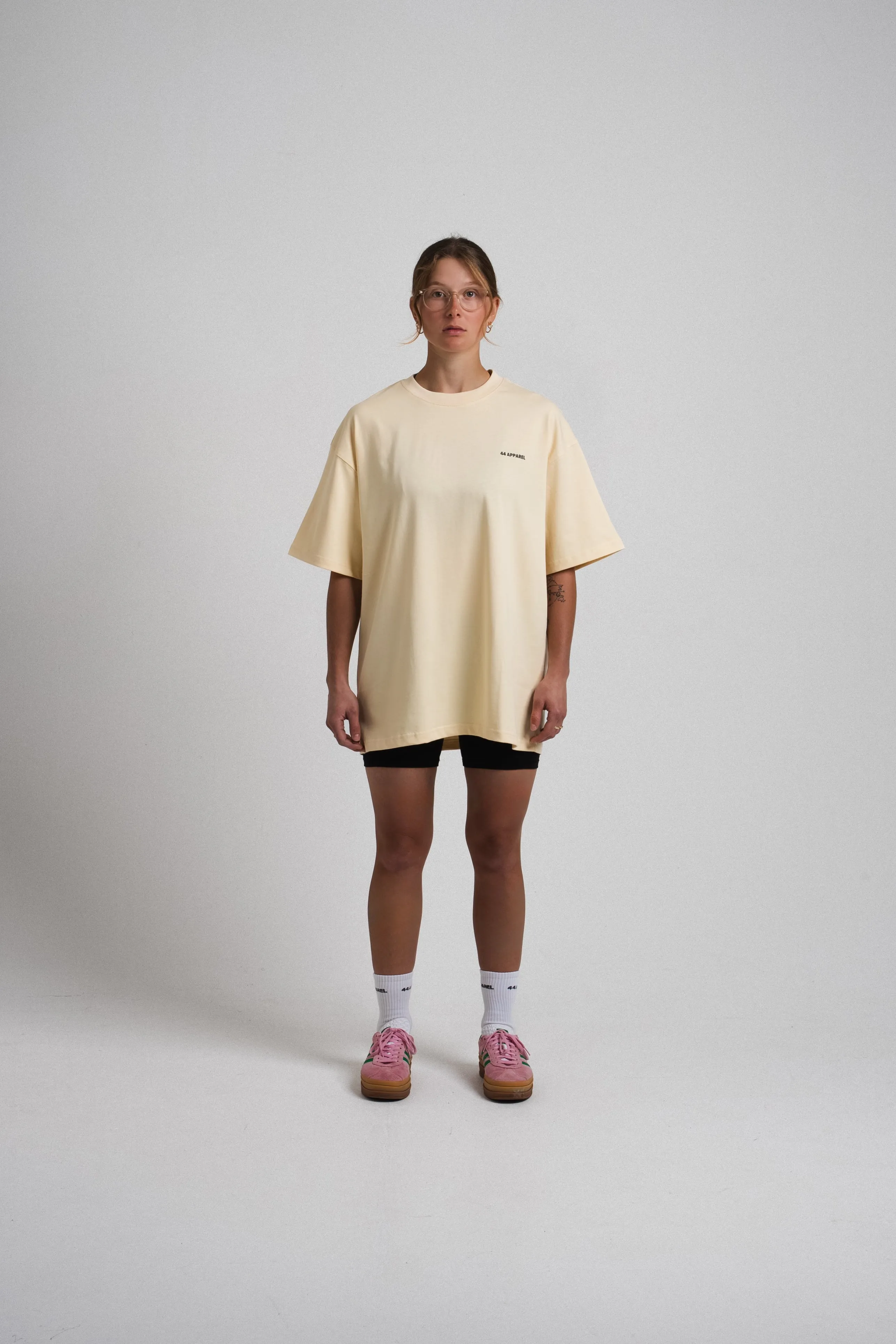 44 APPAREL OVERSIZED T-SHIRT - VANILLA