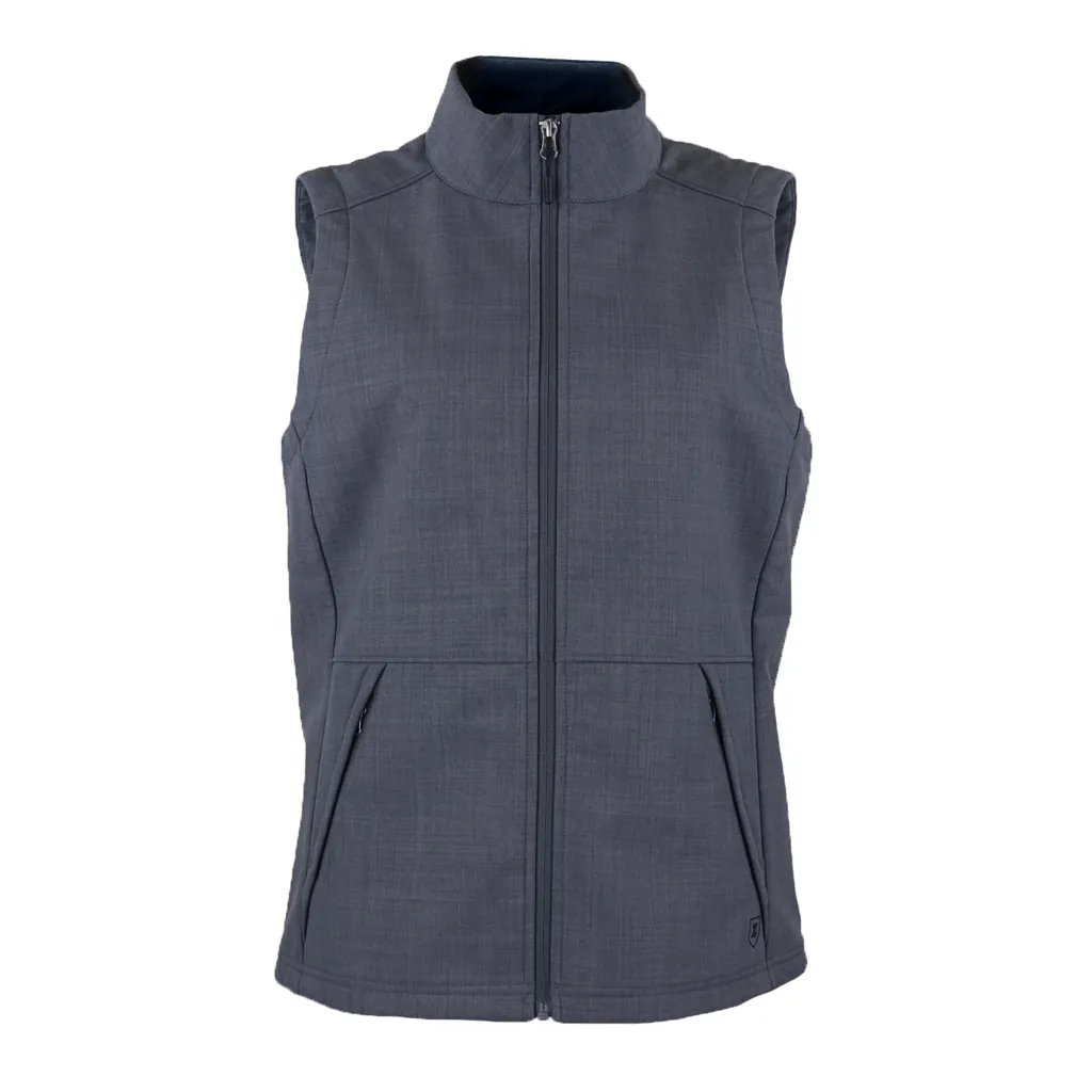 48-Hour Zusa Women's Charcoal Cross-Hatch Wanderlust Vest