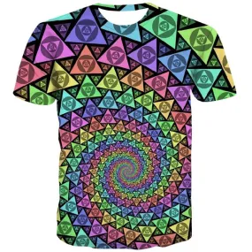 Abstract T shirts Men