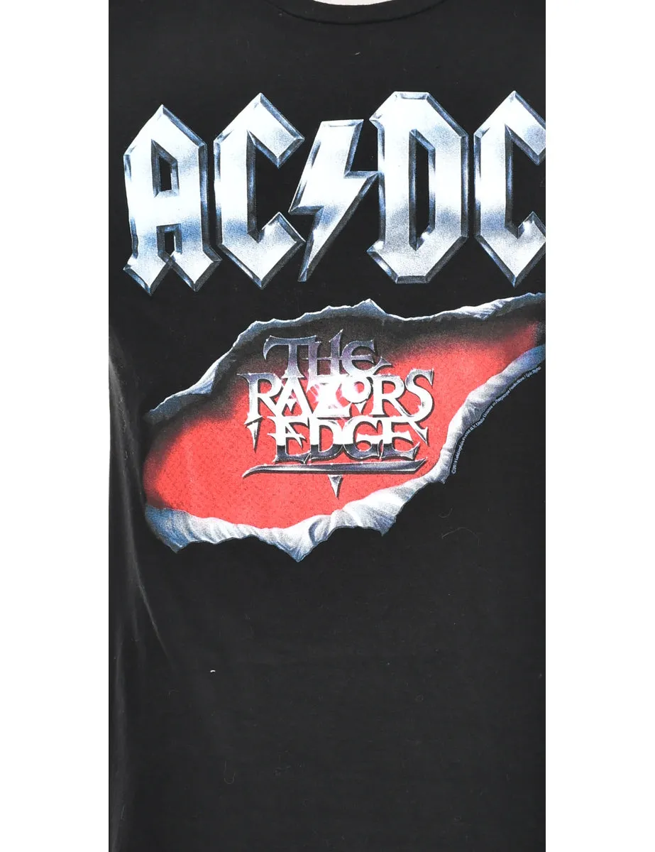 AC/DC Black Band T-shirt - S