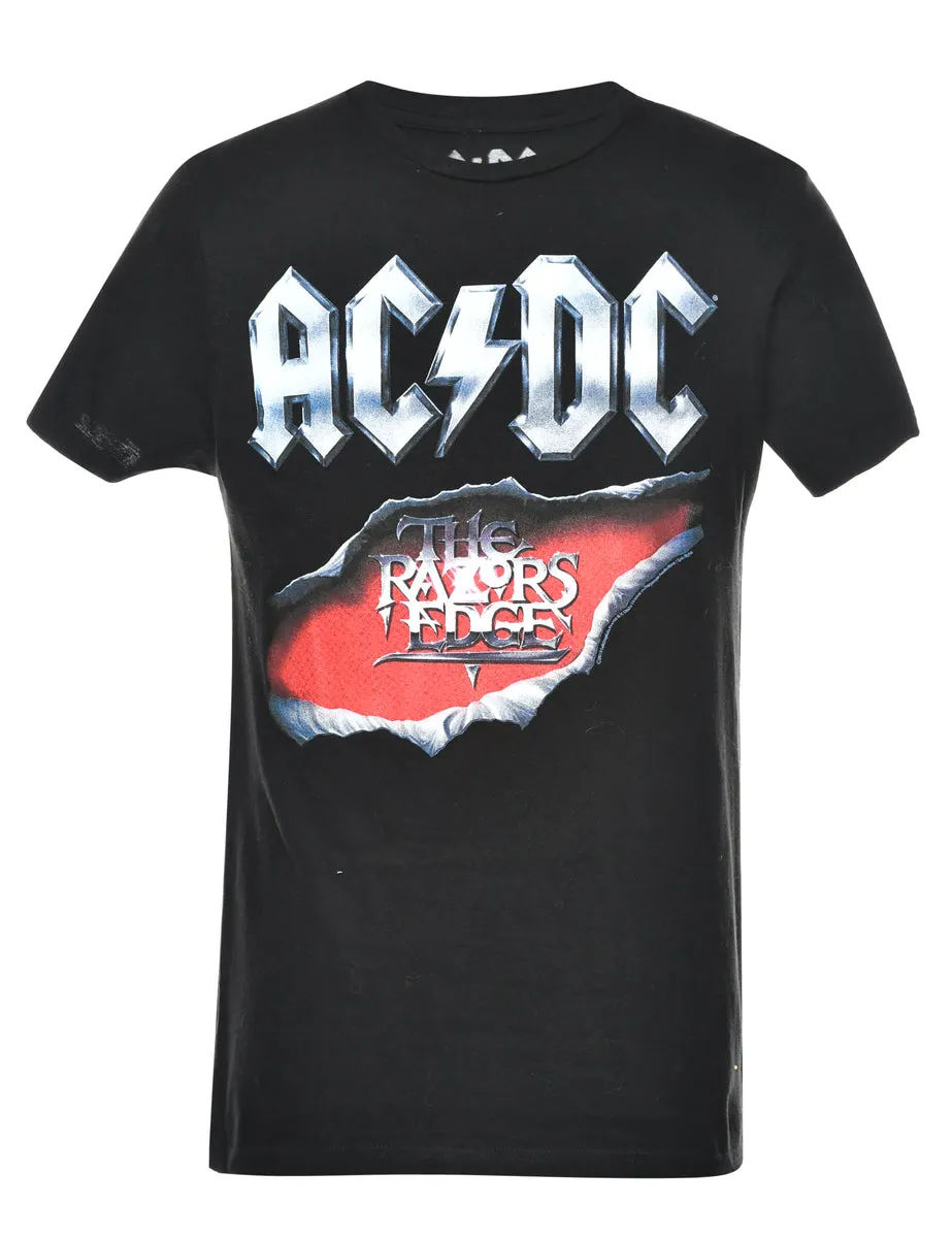 AC/DC Black Band T-shirt - S