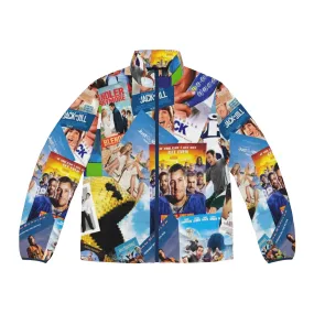 Adam Sandler Collage Puffer Jacket - Dank Meme Inspired Outerwear