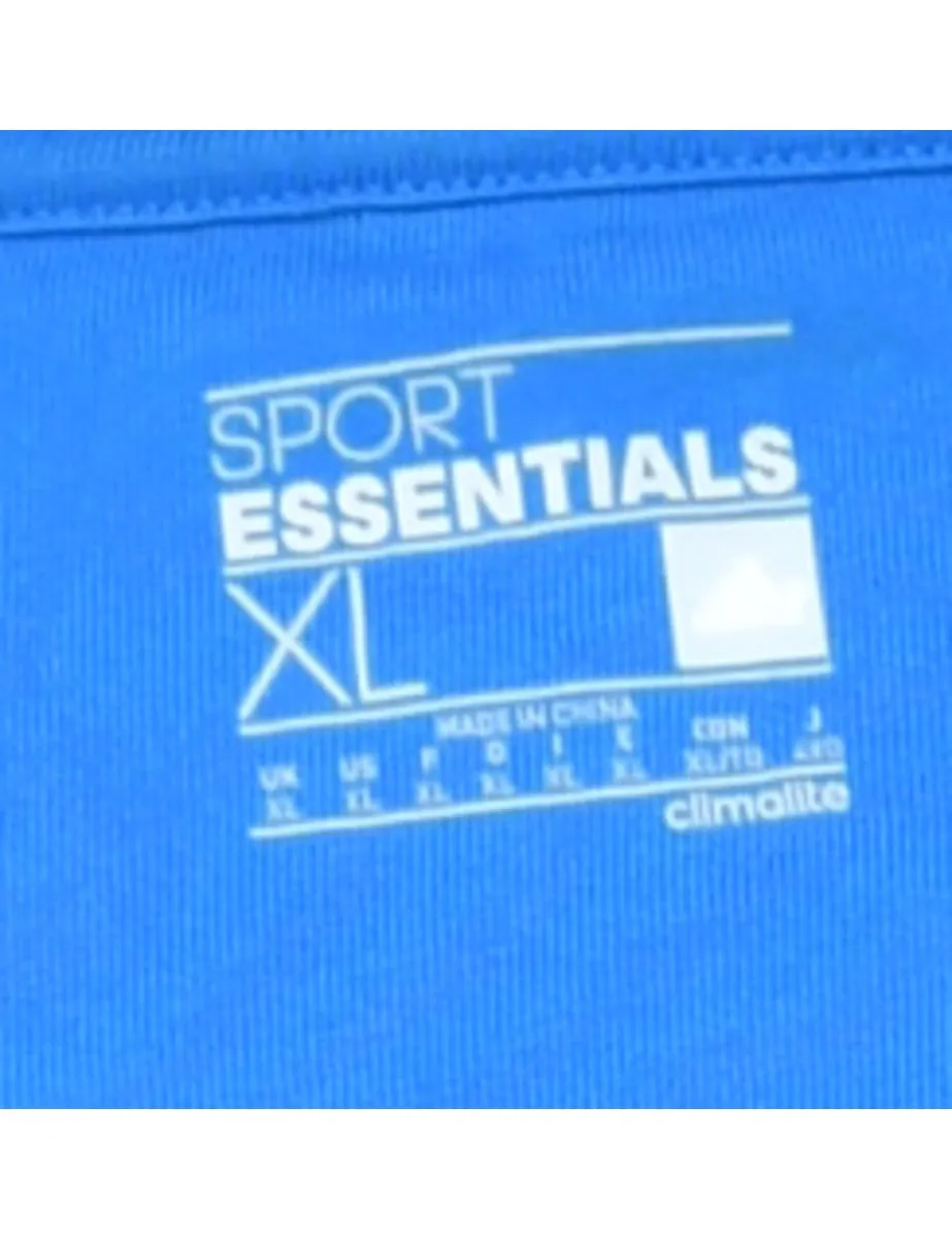 Adidas Blue Printed T-shirt - XL