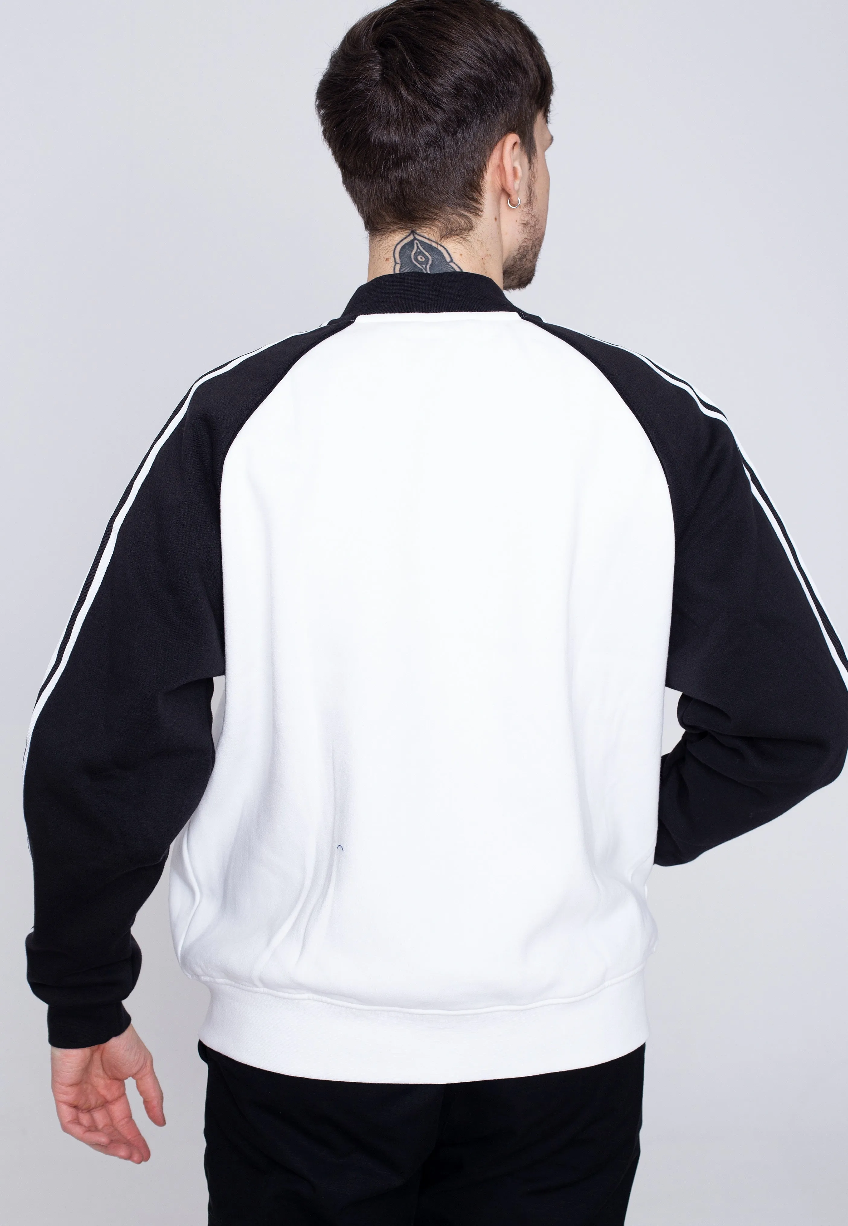 Adidas - SST Fleece White/Black - Track Jacket