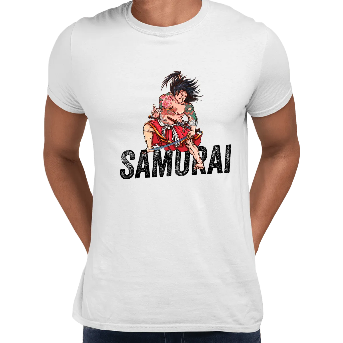 Ancient Hero T-Shirt Samurai Ronin Spirit Japanese Unisex Mens T-shirt