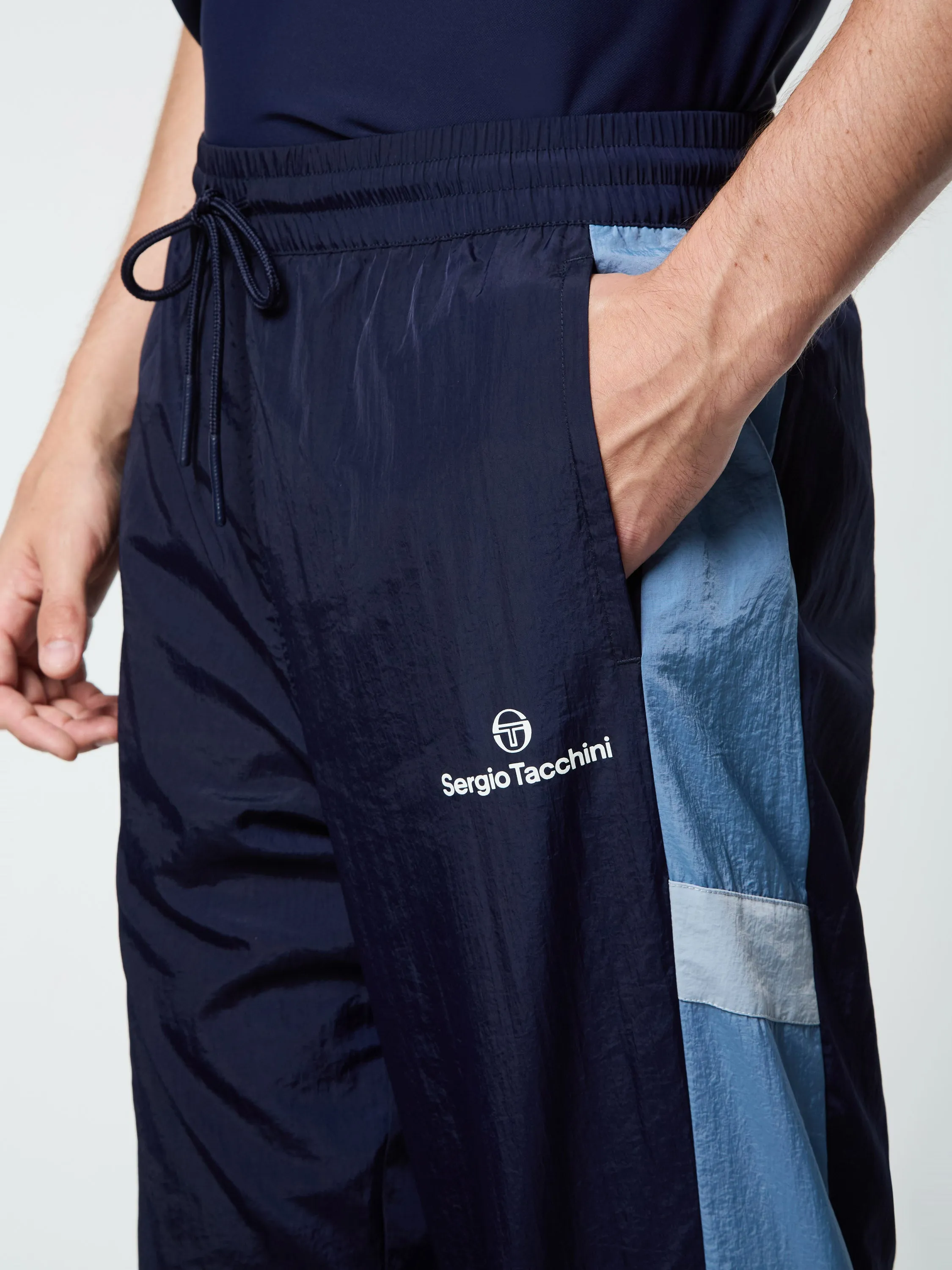 Angolo Track Pant- Maritime Blue