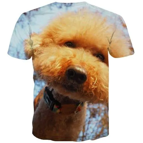 Animal T-shirt Men Dog Tshirts Casual Lovely T-shirts Graphic Harajuku Tshirt Printed