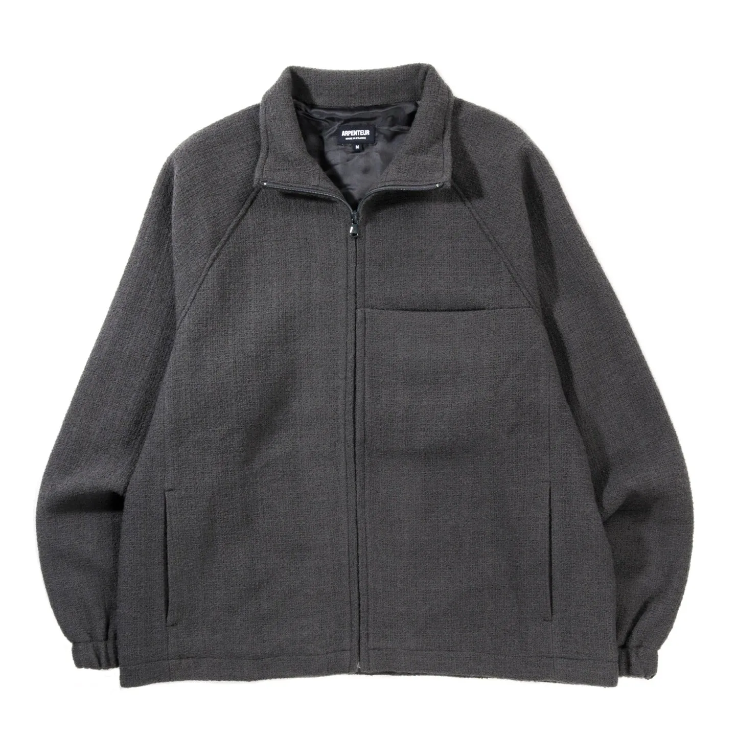 ARPENTEUR TRACK JACKET FANTASY TWEED SLATE