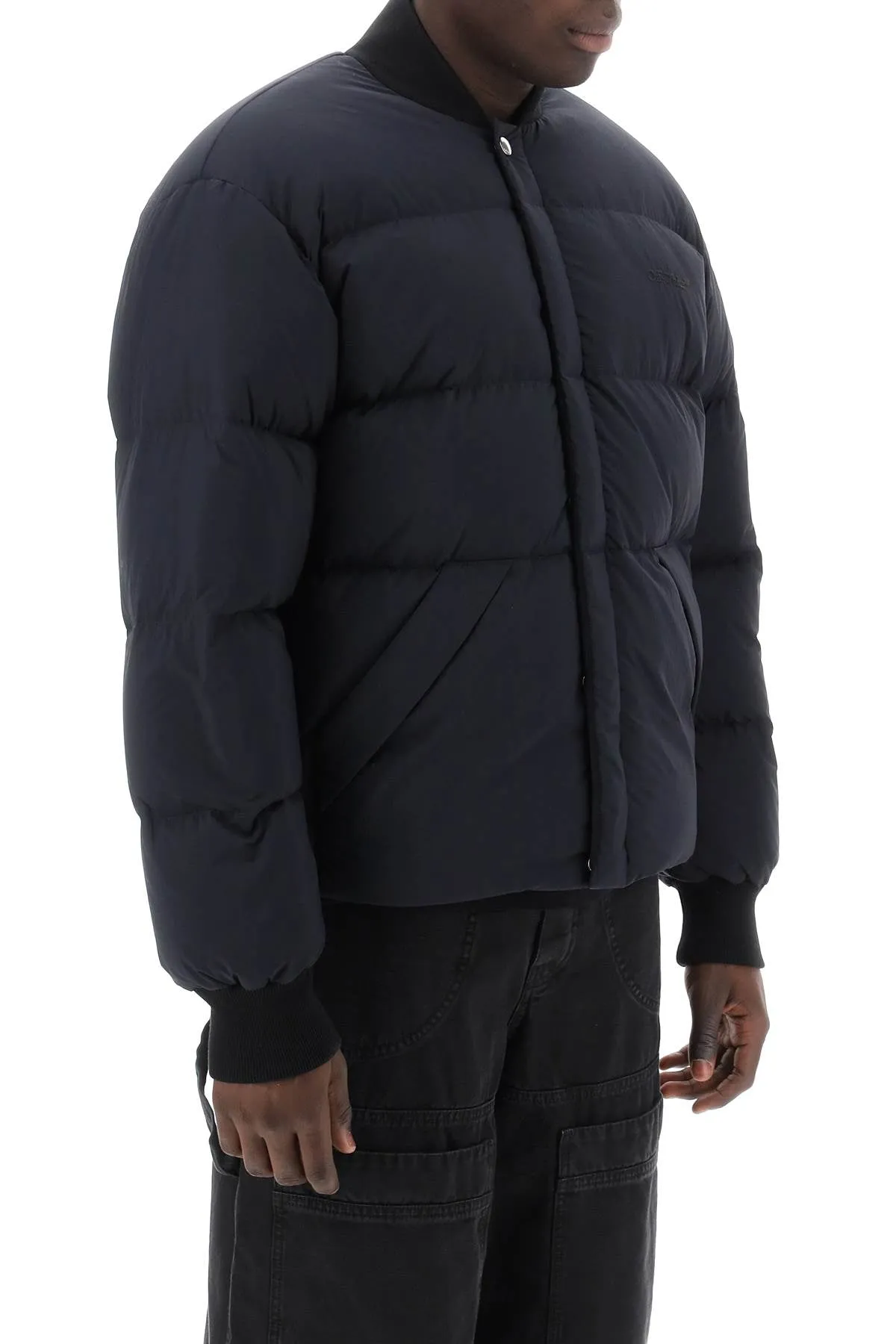 arrow short puffer jacket