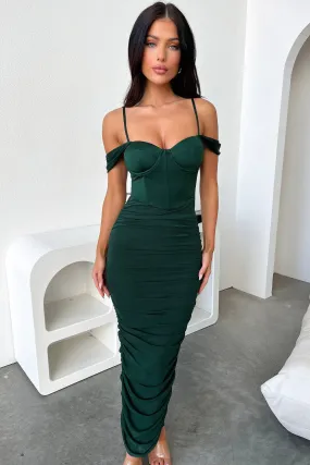 Audrey Maxi Dress - Emerald