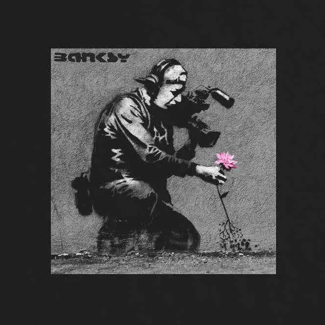 Banksy Camera Man T-Shirt