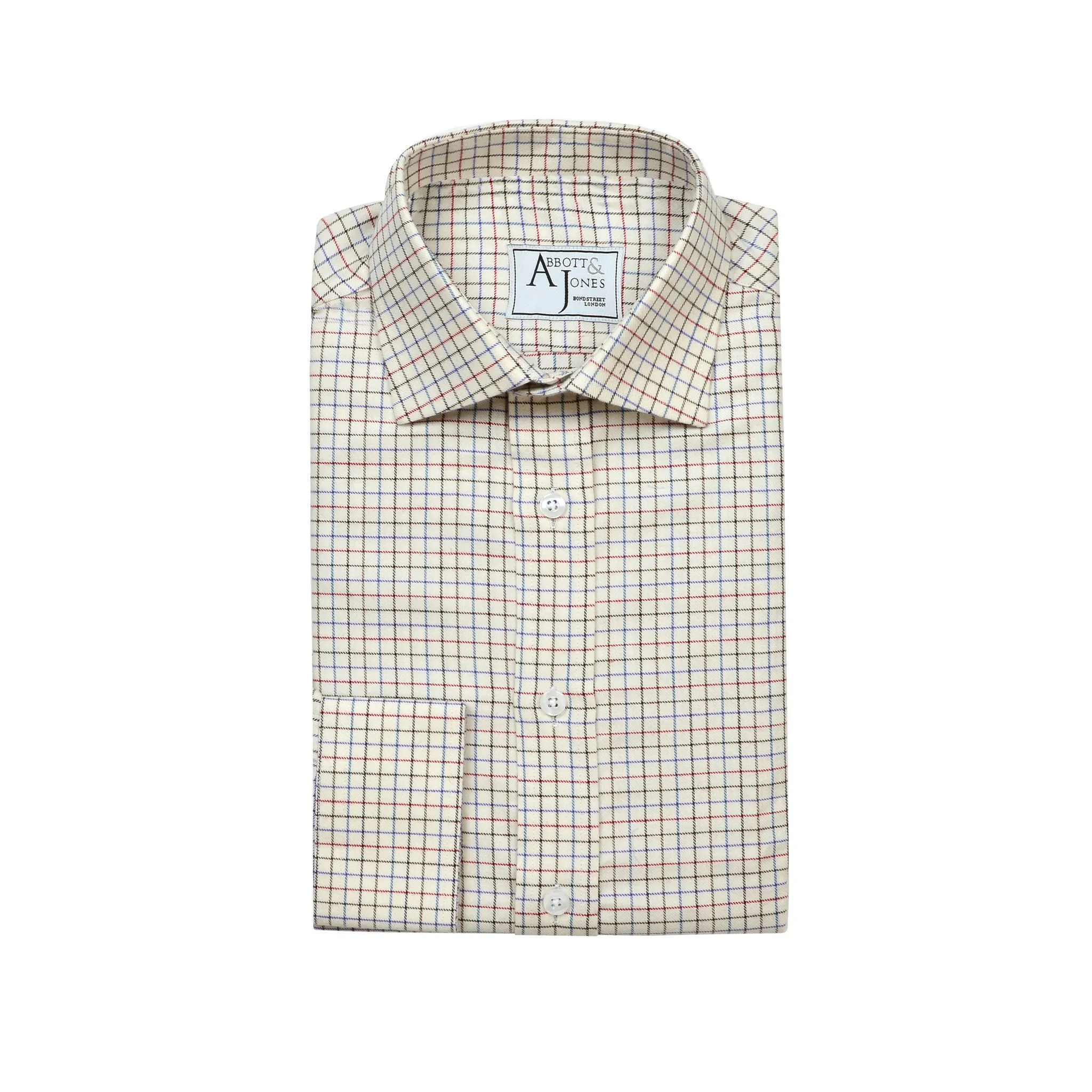 Bespoke - Beige Checked Shirt