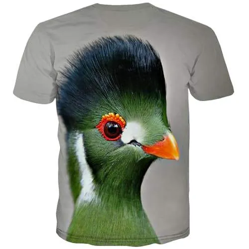 Bird T-shirt Men Animal T-shirts 3d Hip Hop Tshirt Anime Lovely T-shirts Graphic Harajuku Tshirts Cool Short Sleeve Hip hop