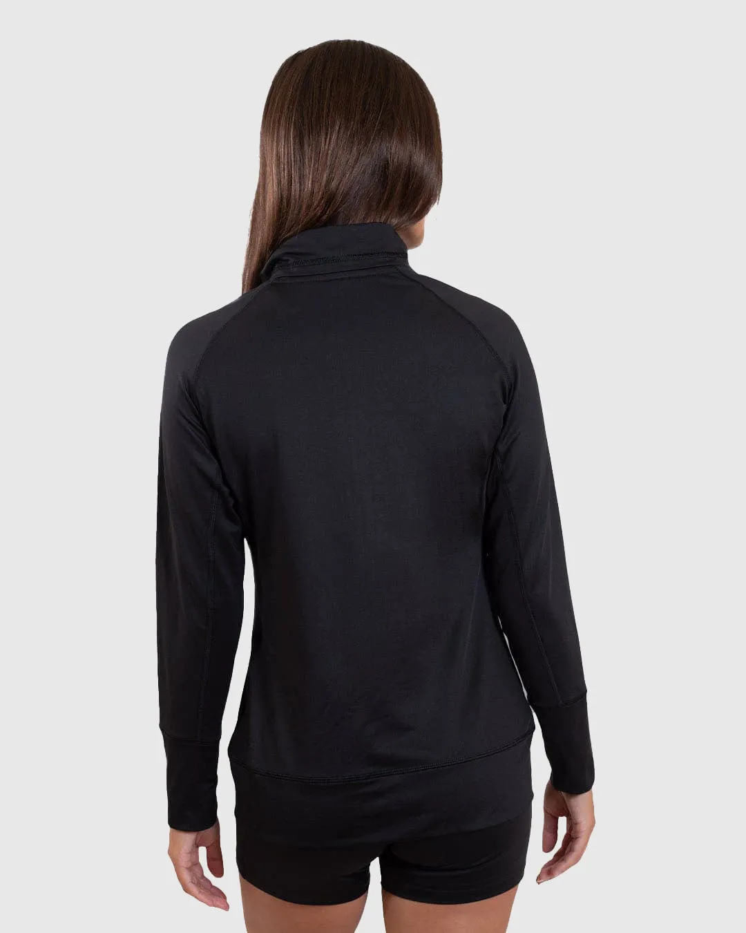 Black Fluid Track Top