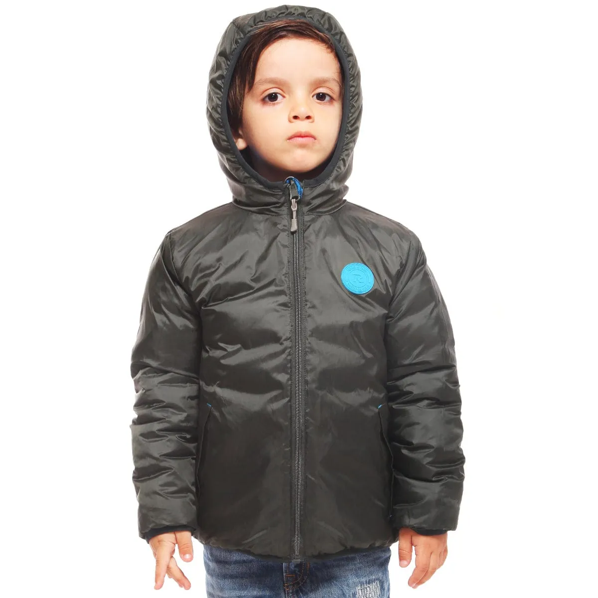 Boys' Reversible Lightweight Puffer Jacket