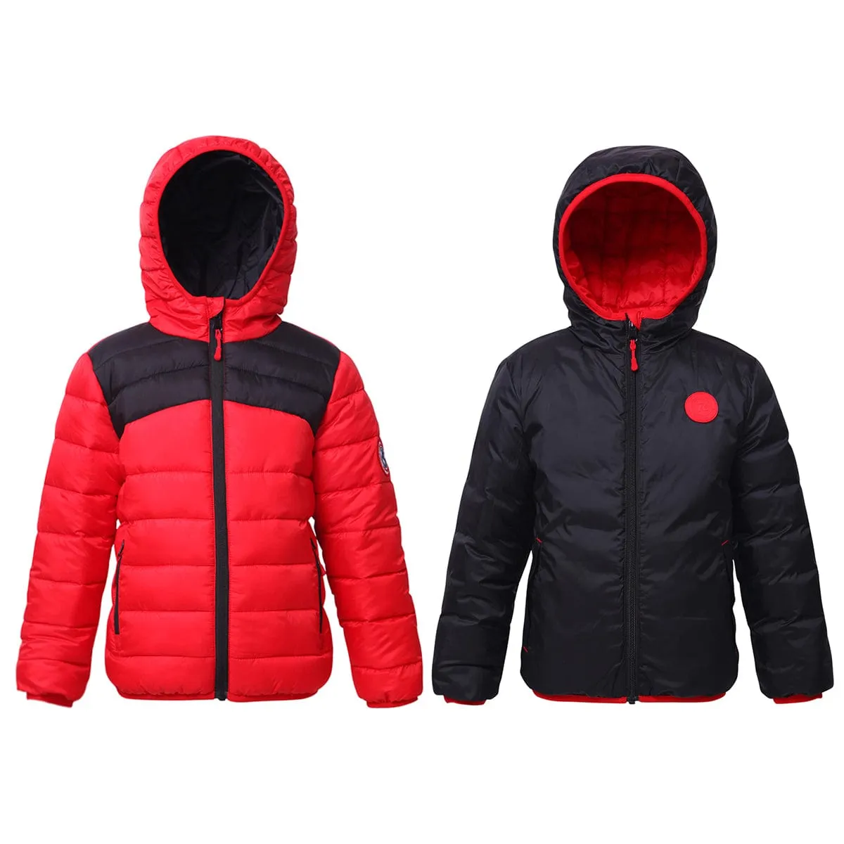 Boys' Reversible Lightweight Puffer Jacket