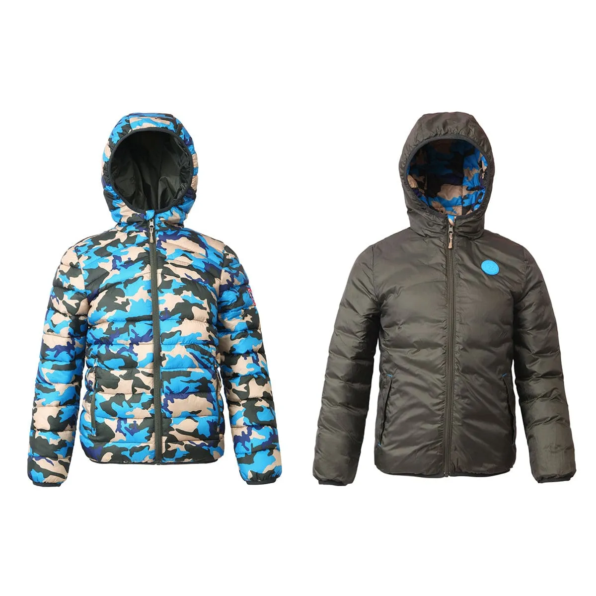 Boys' Reversible Lightweight Puffer Jacket