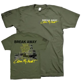 Break Away "Cross My Heart" Green T-Shirt