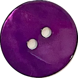 Bright Purple Shiny Agoya Shell Button, 3/4".  #1242.   $1.40 each