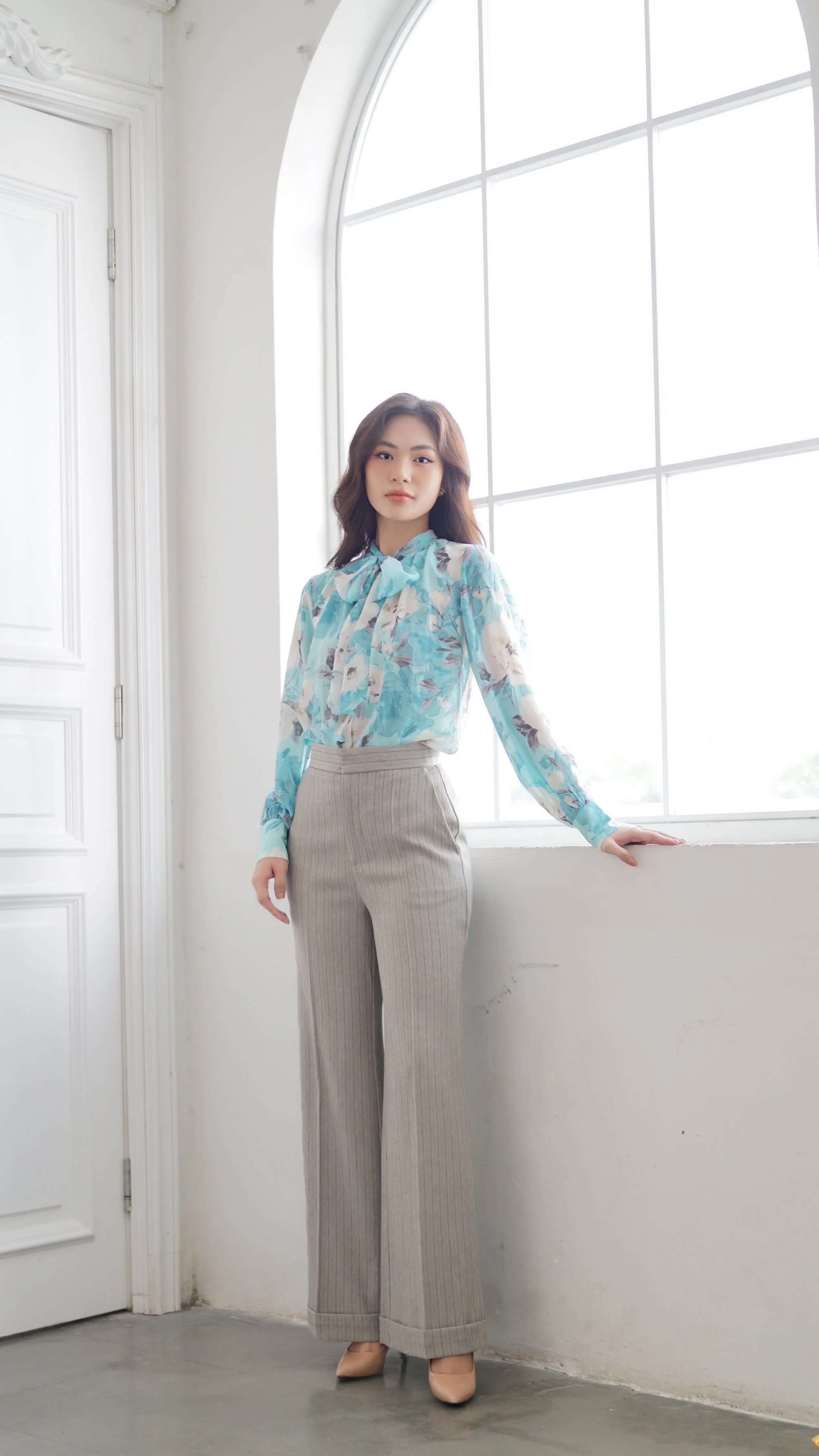 Camellia Chiffon Blouse