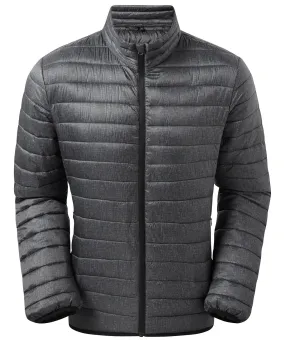 Charcoal Melange - Melange padded jacket