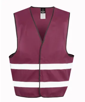 Core hi-vis vest | Burgundy