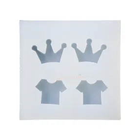 Crown and Shirt Earrings Silicone Mold