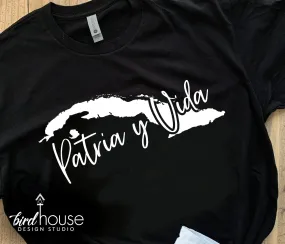 Cuba Patria y Vida Shirt, SOS Cuba, Cuban Island