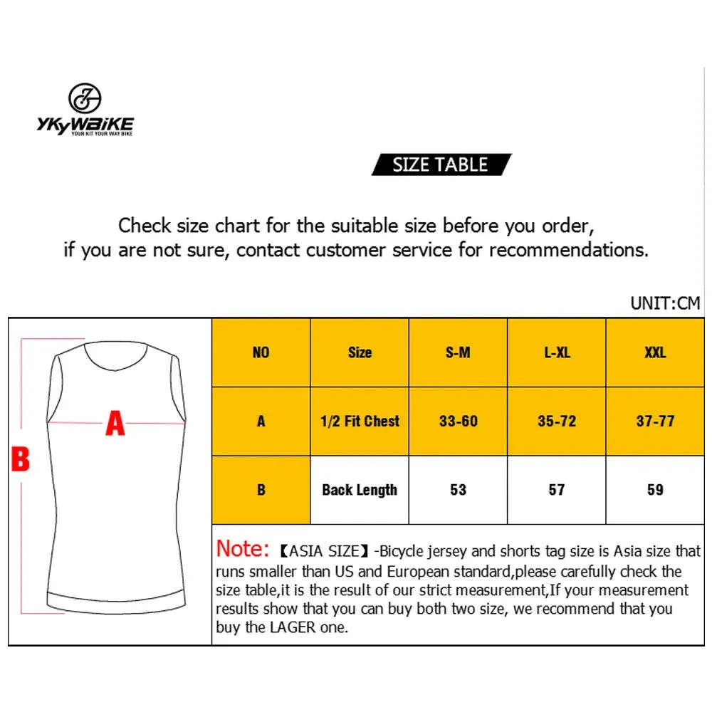 Cycling Vest High Elastici Cycling Base Layer Jersey MTB Road Bike Bicycle Vest Running Sport Cycling Underwear 4Color