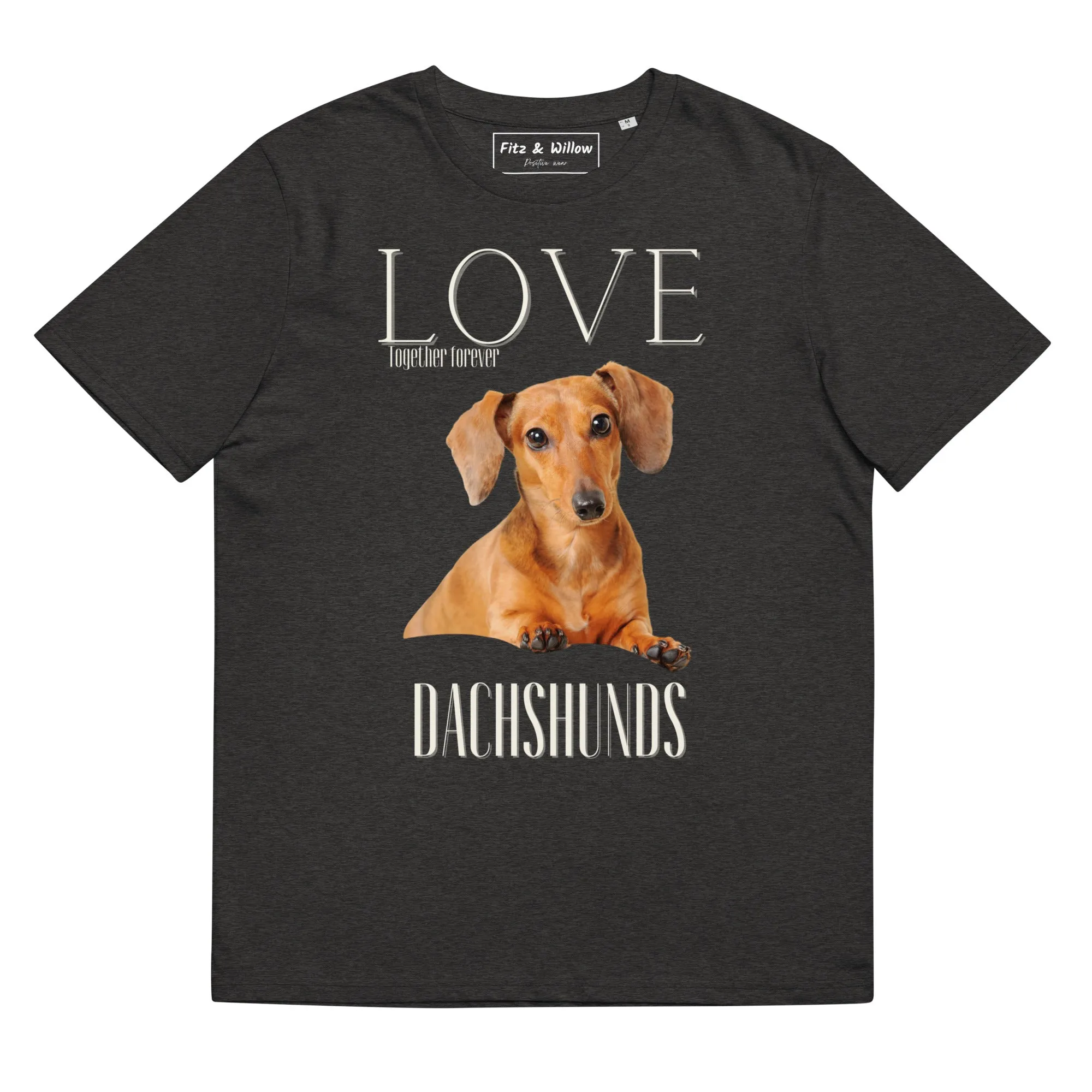 Dachshunds lovers organic cotton t-shirt