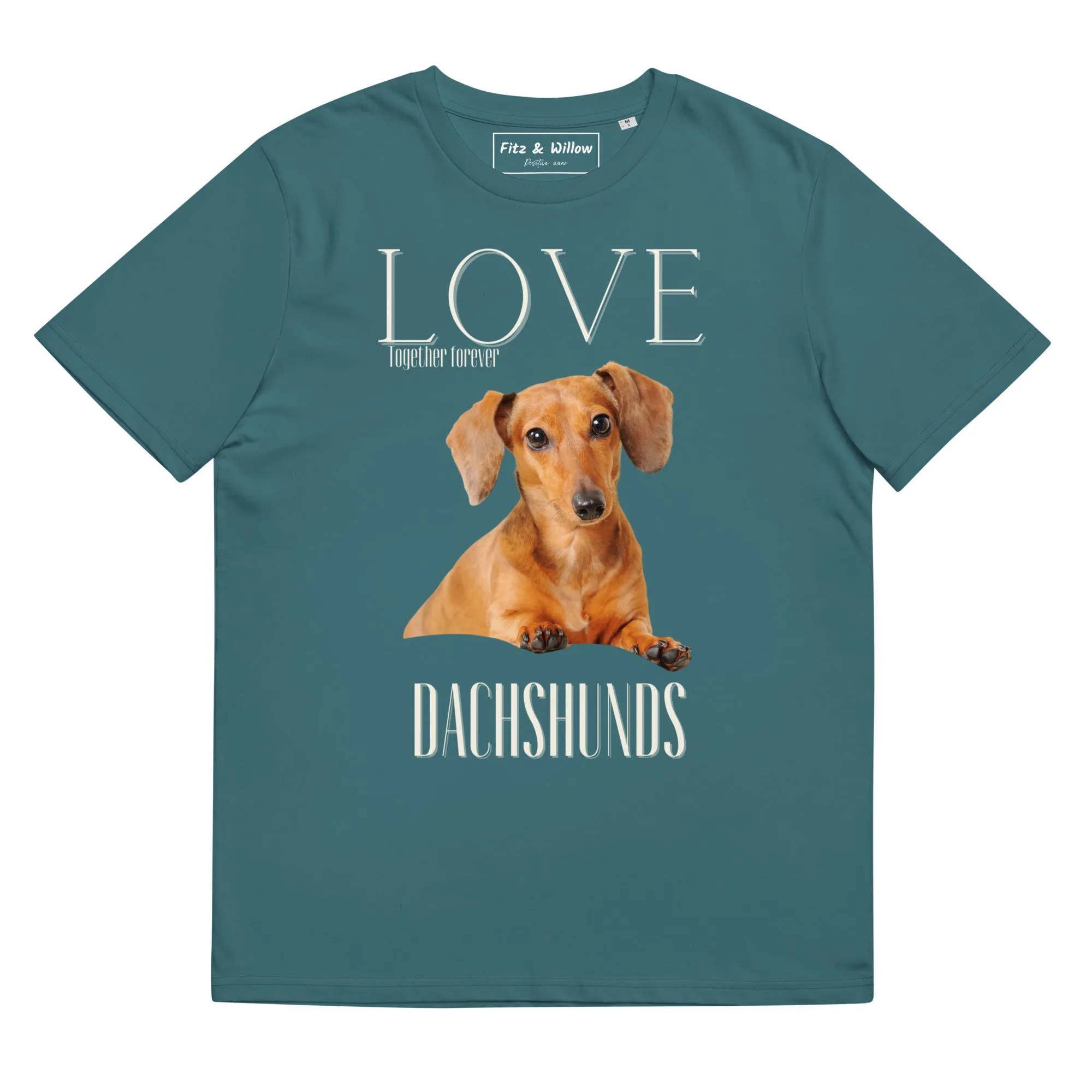 Dachshunds lovers organic cotton t-shirt