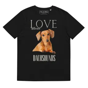 Dachshunds lovers organic cotton t-shirt