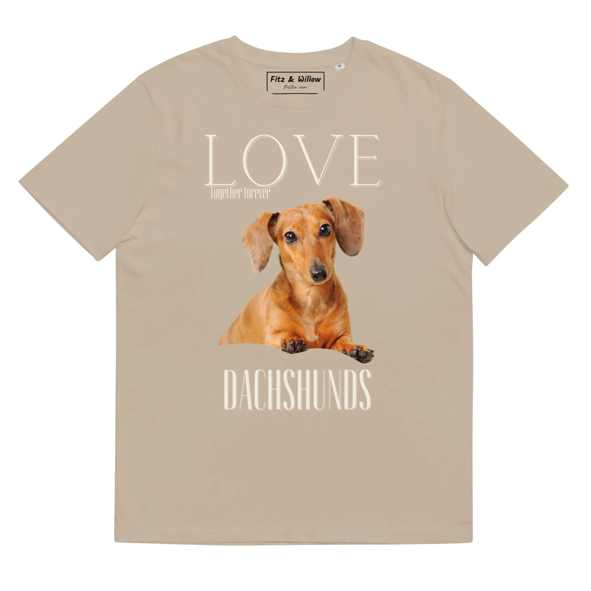 Dachshunds lovers organic cotton t-shirt