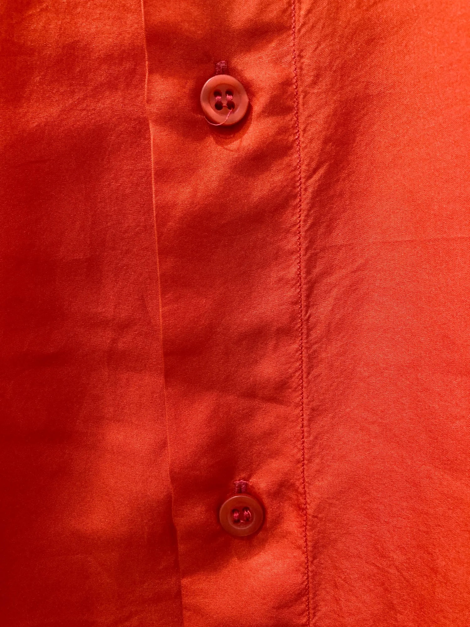 Dirk Bikkembergs 1990s 2000s red silk shirt - size M