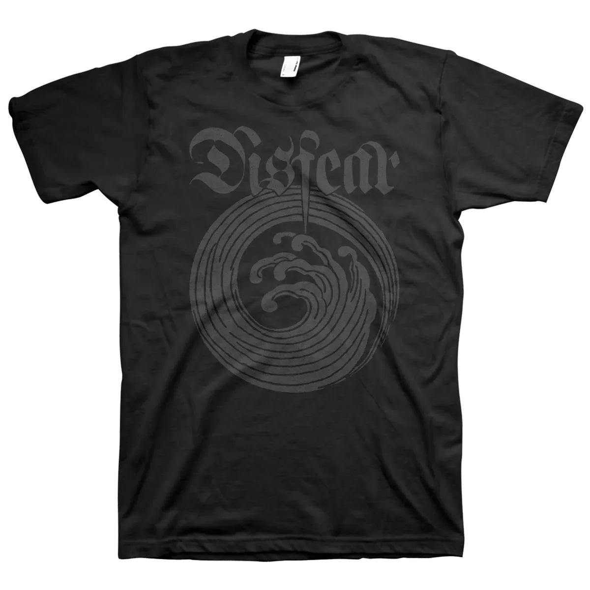 Disfear "Wave" Black On Black T-Shirt