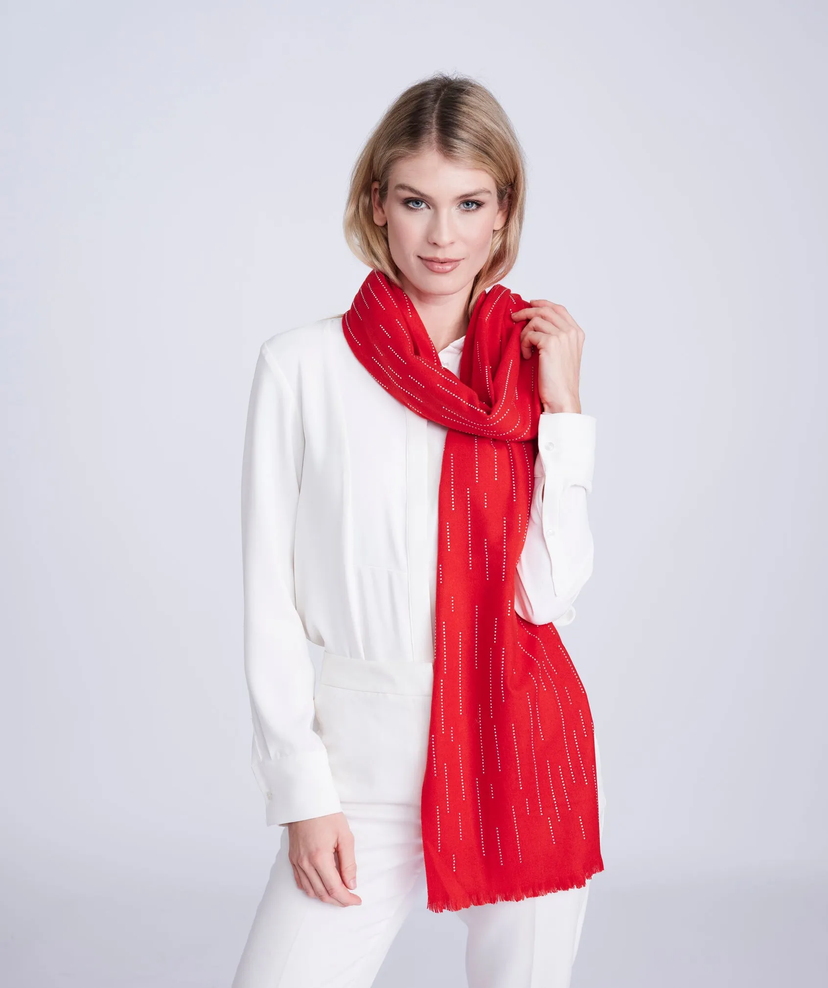 Dominique Scarf  - Red