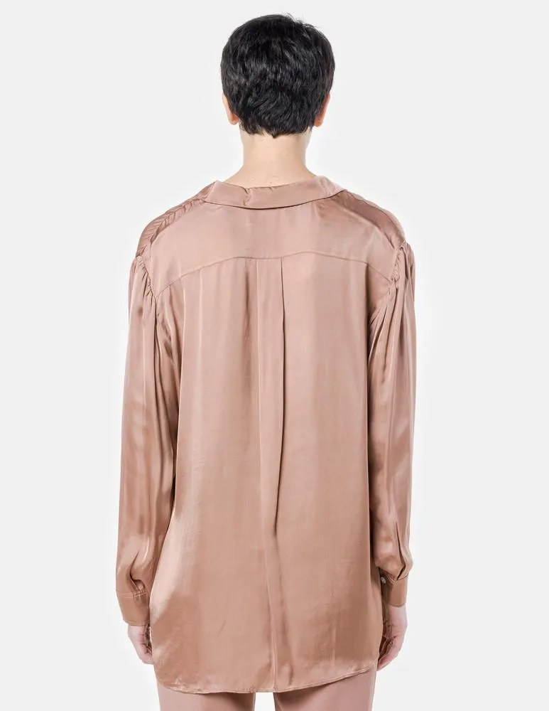 Elma Air Shirt in Nude Pink