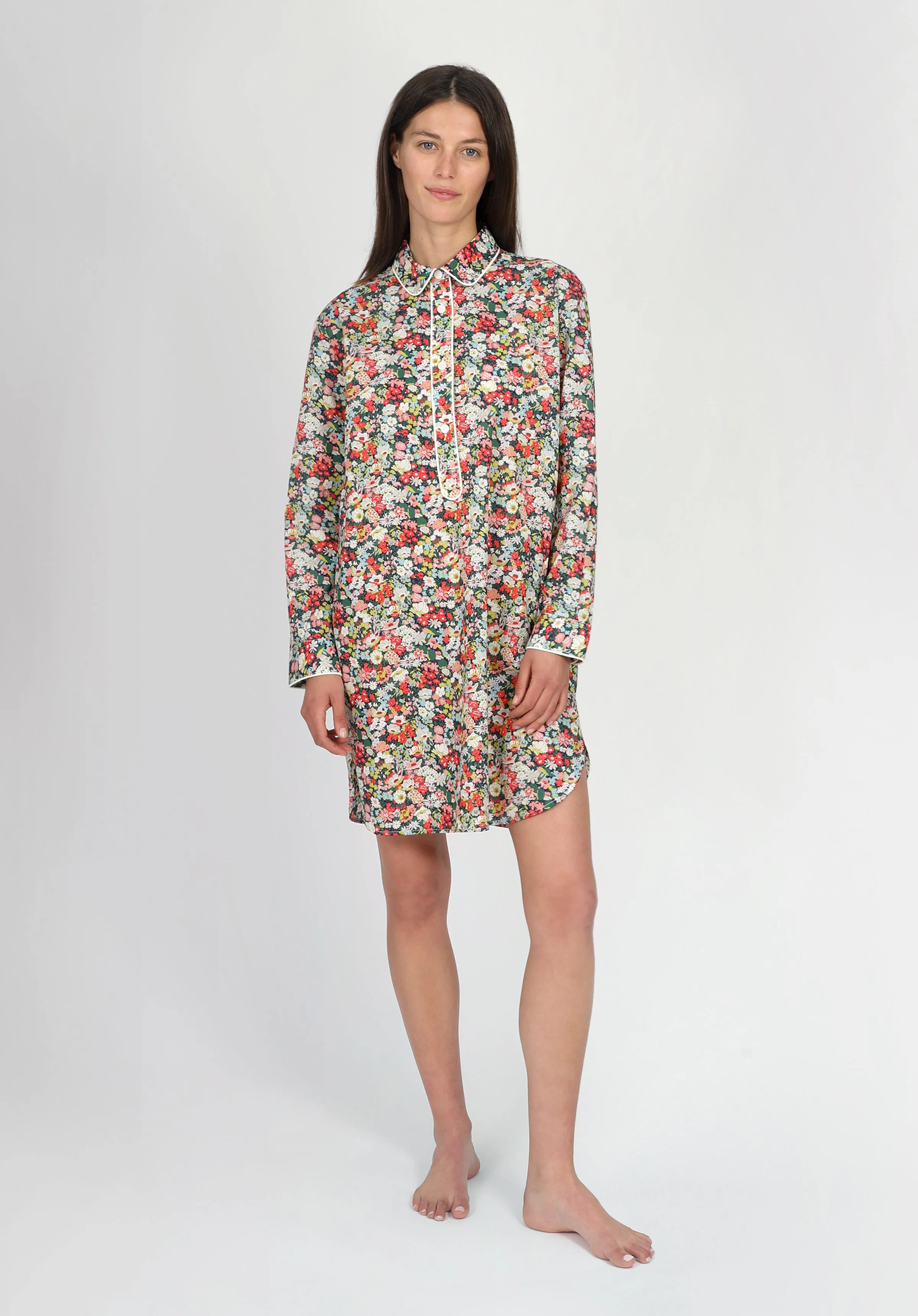 Elsa Night Shirt in Liberty Thorpe