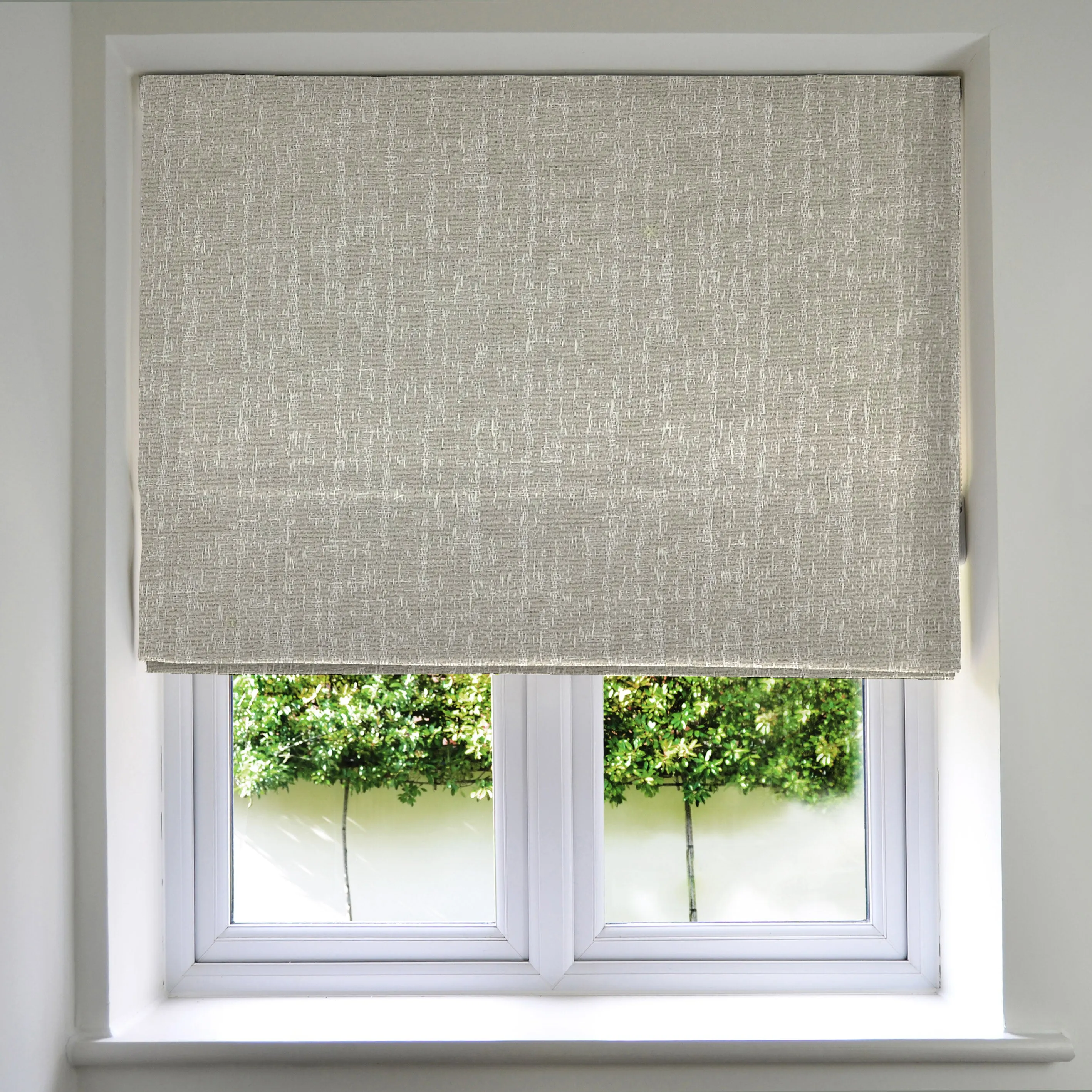 Eternity Dove Grey Roman Blinds