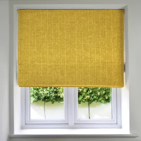 Eternity Ochre Yellow Roman Blinds