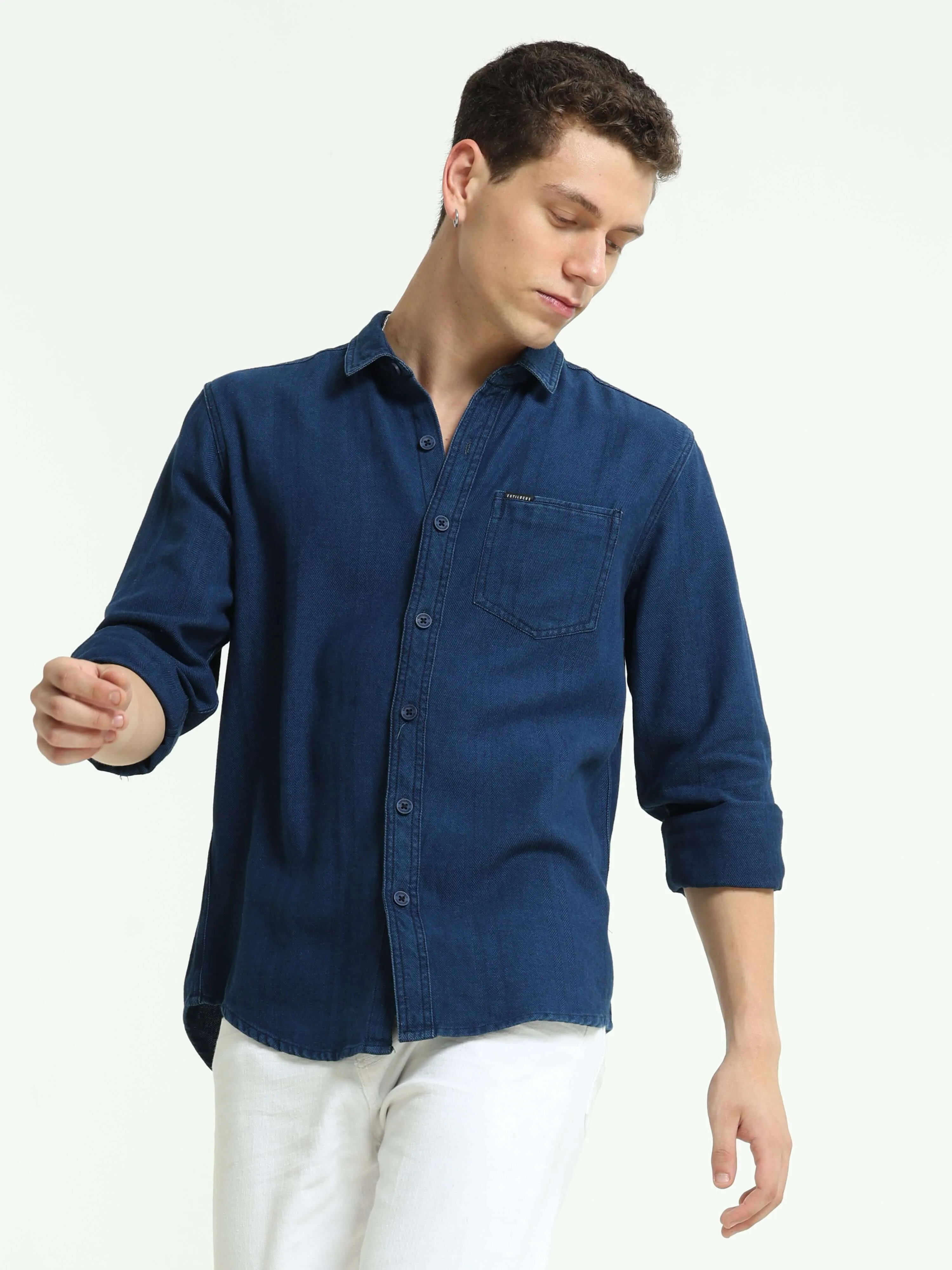 Fabius irish indigo shirt