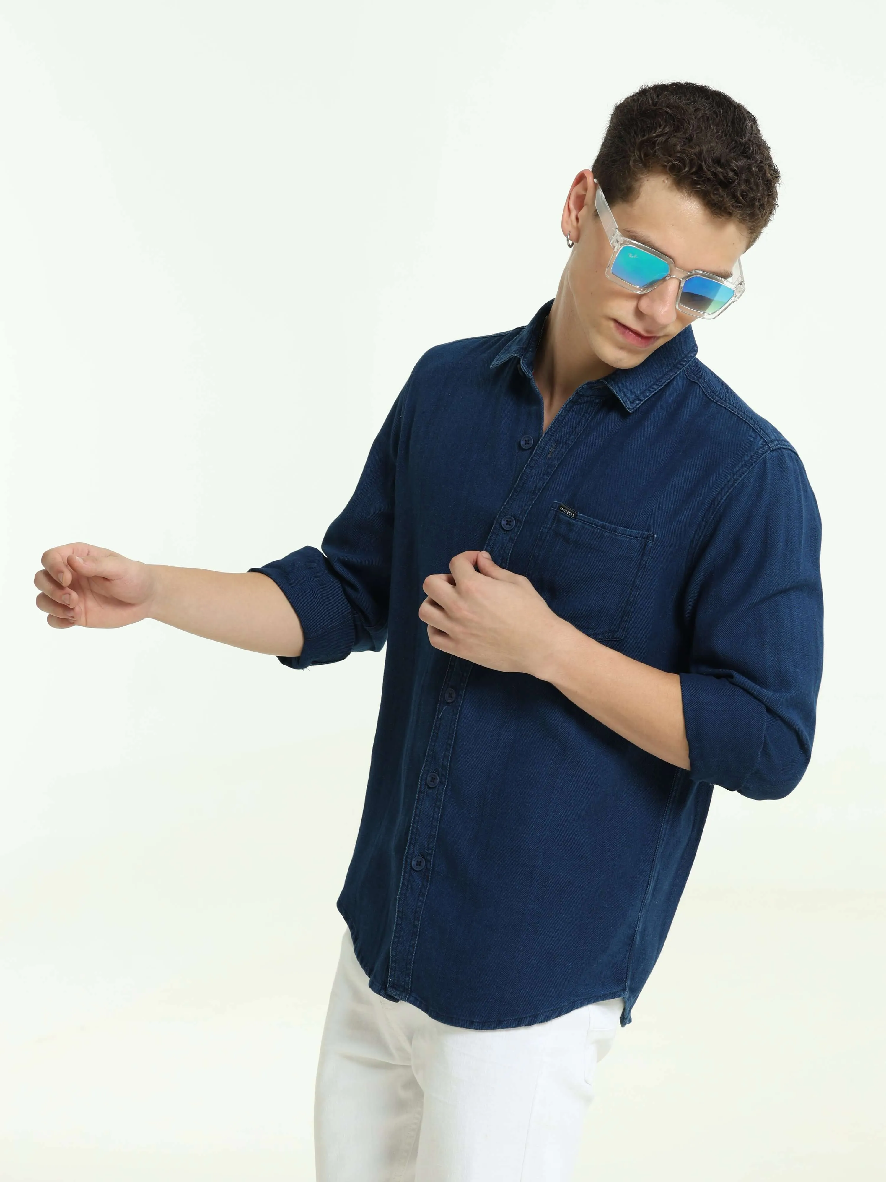 Fabius irish indigo shirt