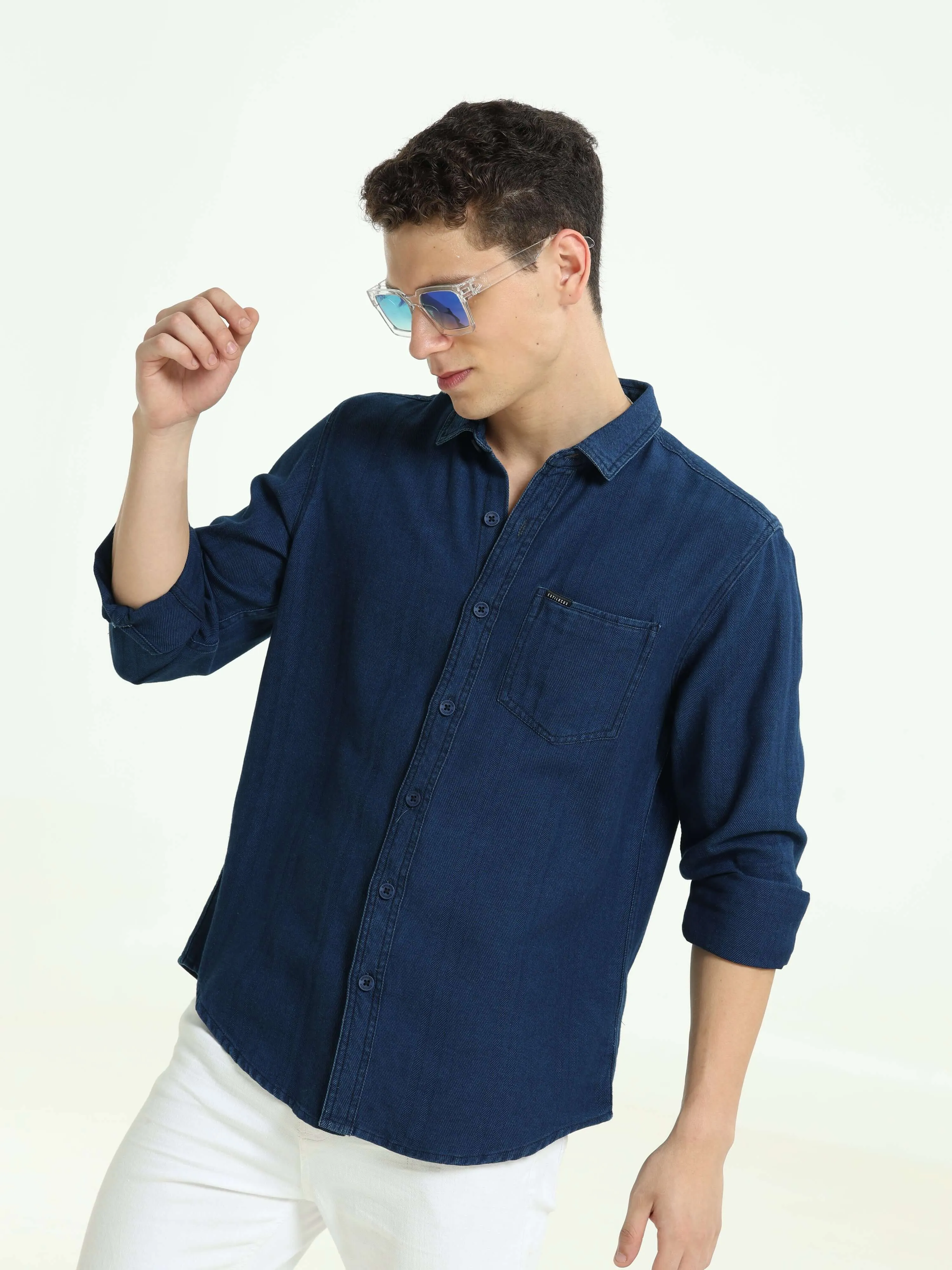 Fabius irish indigo shirt