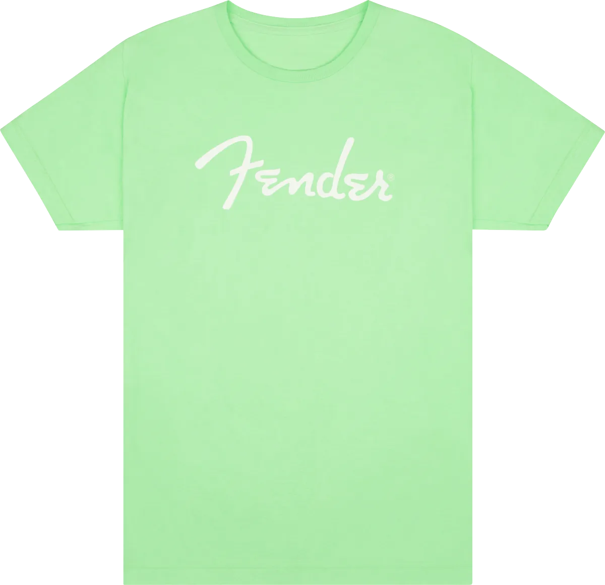 Fender Spaghetti Logo T-Shirt, Surf Green - M