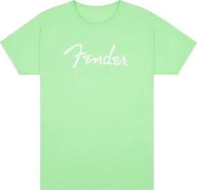 Fender Spaghetti Logo T-Shirt, Surf Green - M