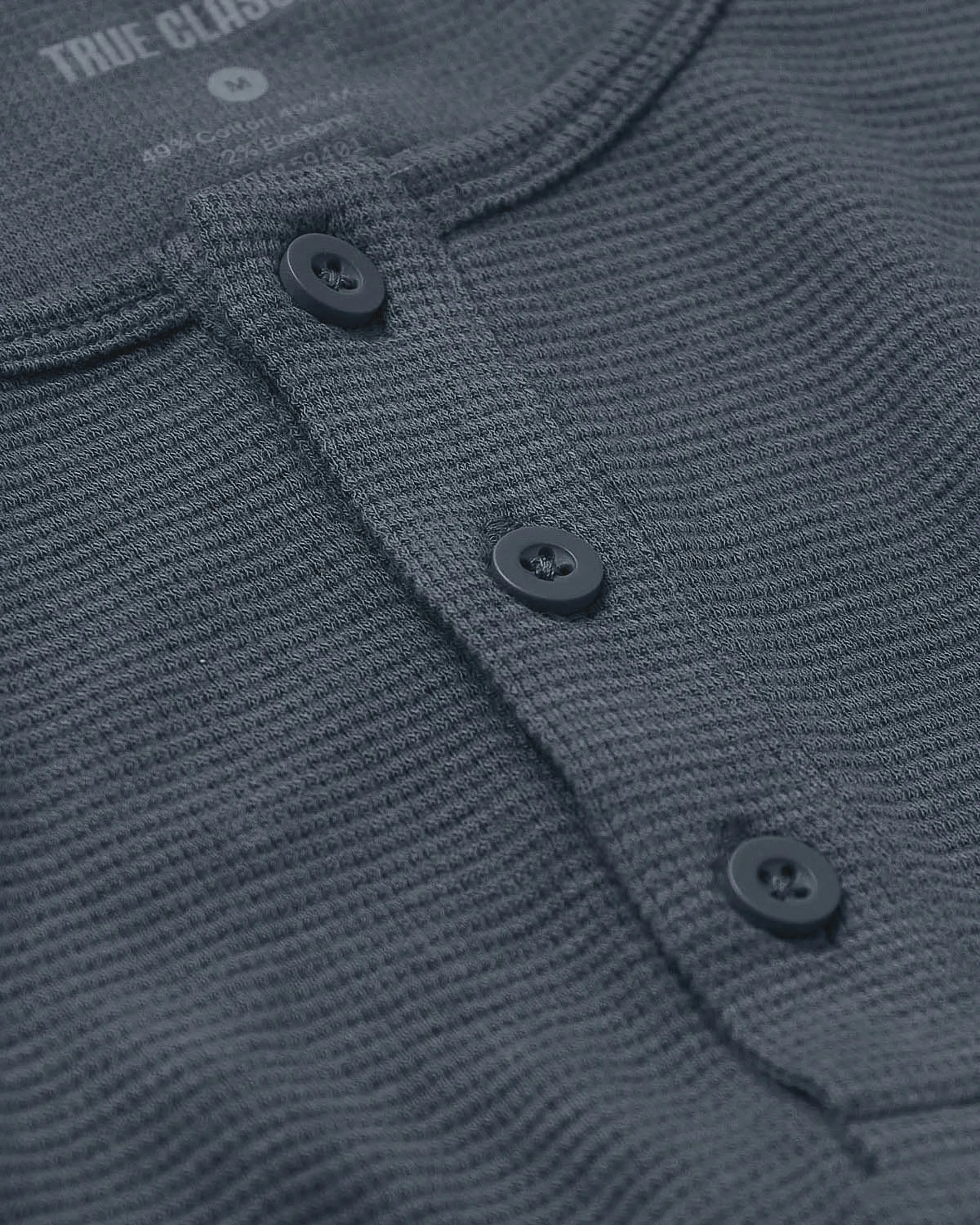 Fiord Waffle Long Sleeve Henley