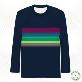 FMC Vintage Stripe Navy LS Base Layer